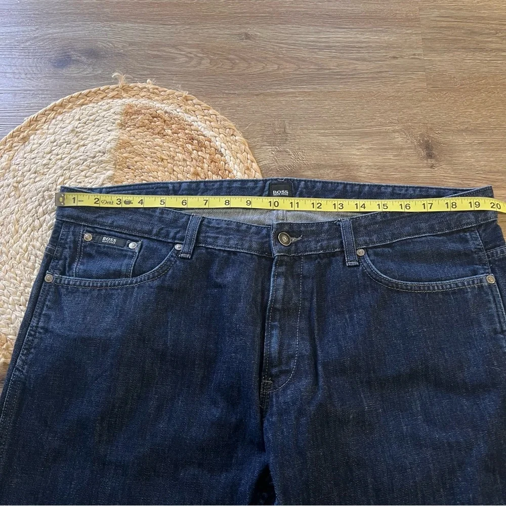 BOSS HUGO BOSS Mens Dark Wash Jeans